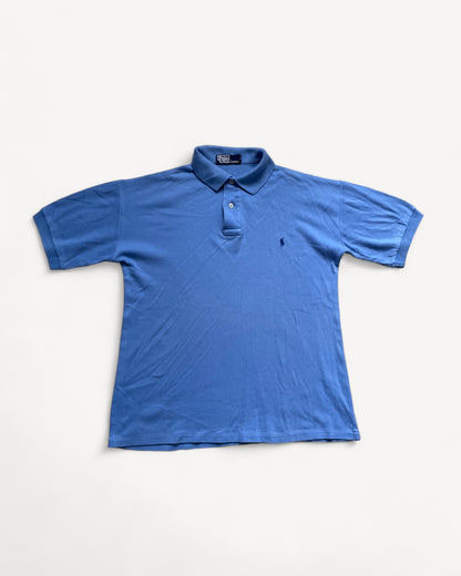 RALPH LAUREN POLO SHIRT BLUE (M)