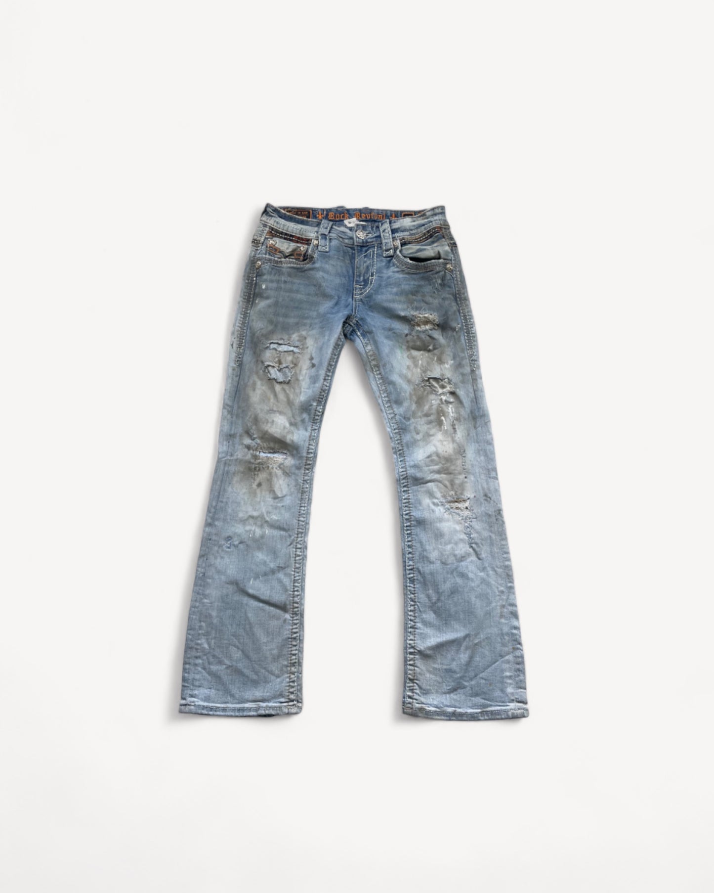 ROCK REVIVAL JEANS W29 L30 #RR4