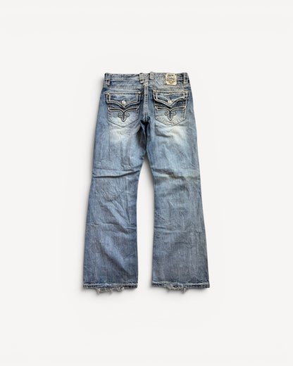 ROCK REVIVAL JEANS W34 L32 #RR39