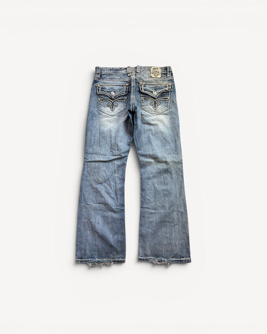 ROCK REVIVAL JEANS W34 L32 #RR39