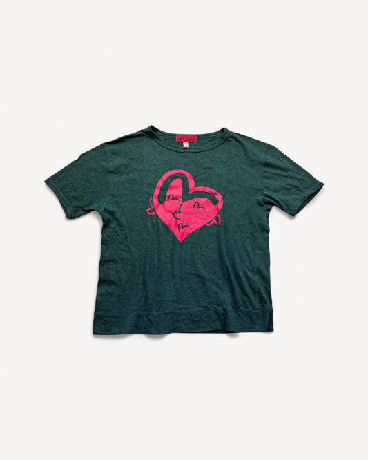 EVISU GREEN T-SHIRT (S)