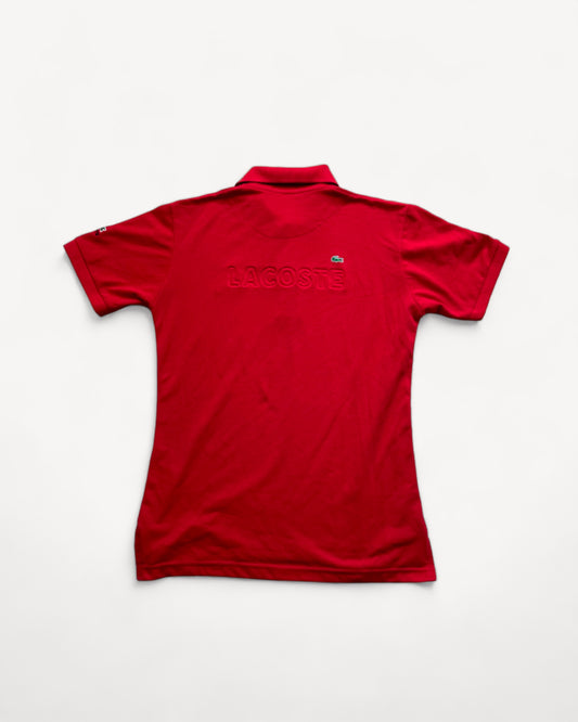 LACOSTE POLO SHIRT RED (M)