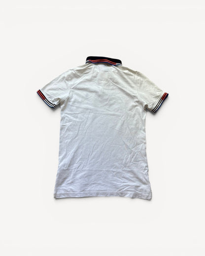 RALPH LAUREN POLO SHIRT WHITE (S)