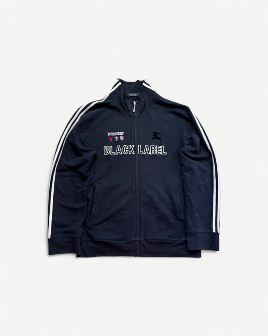 BURBERRY BLACK ZIP UP VEST (M)