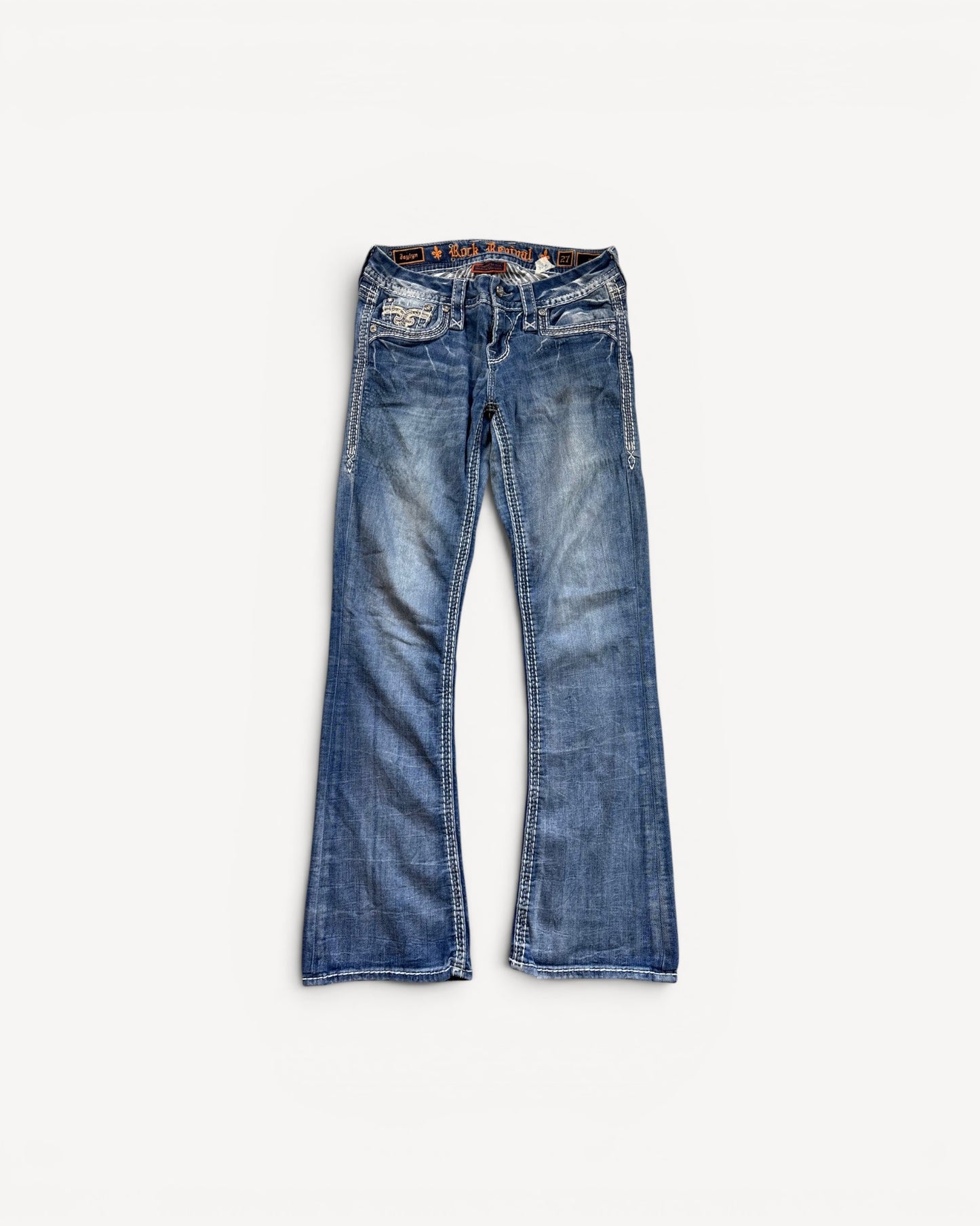 ROCK REVIVAL JEANS W27 L30 #RR9