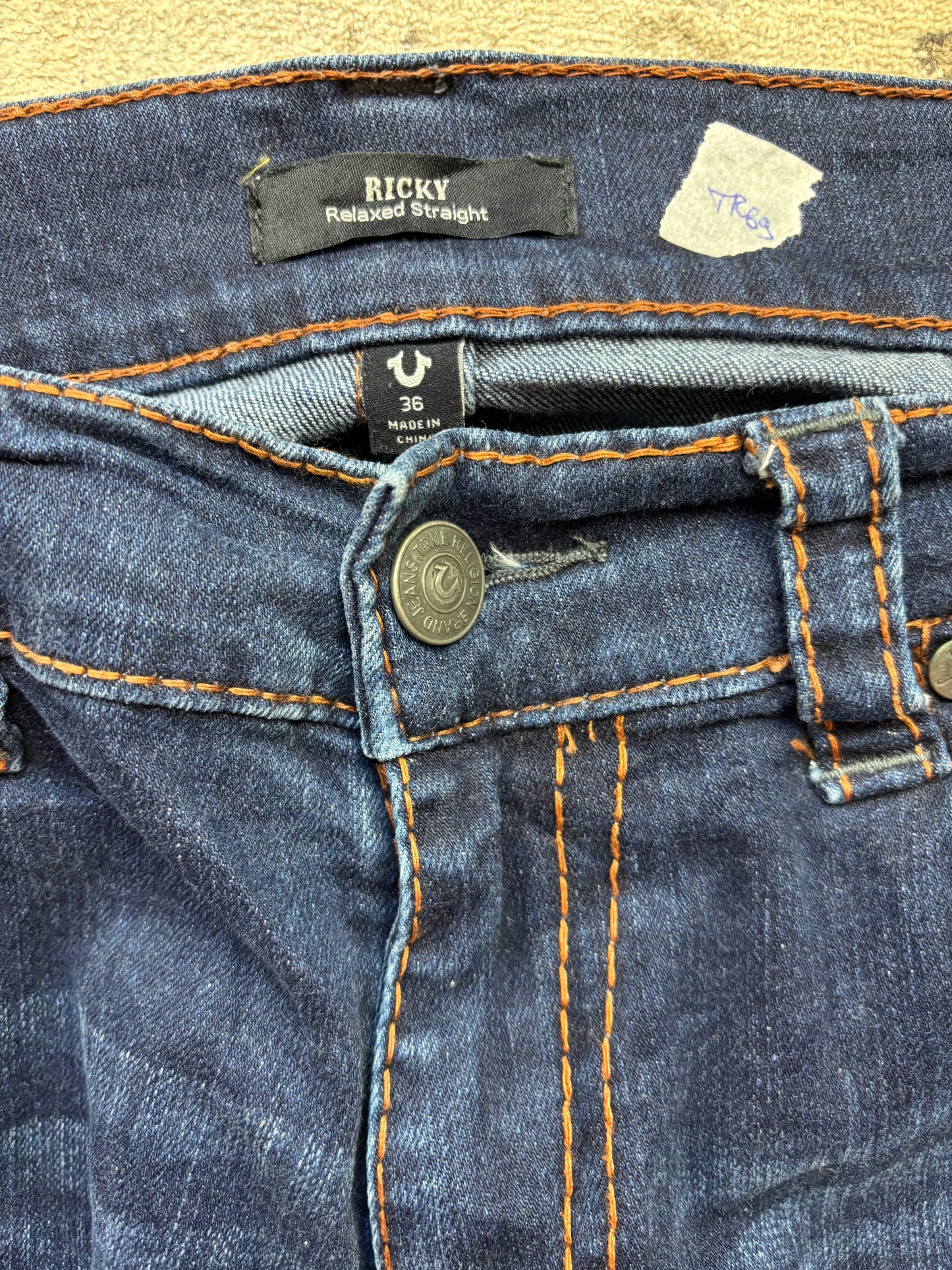 TRUE RELIGION JEANS W36 L34 #TR69