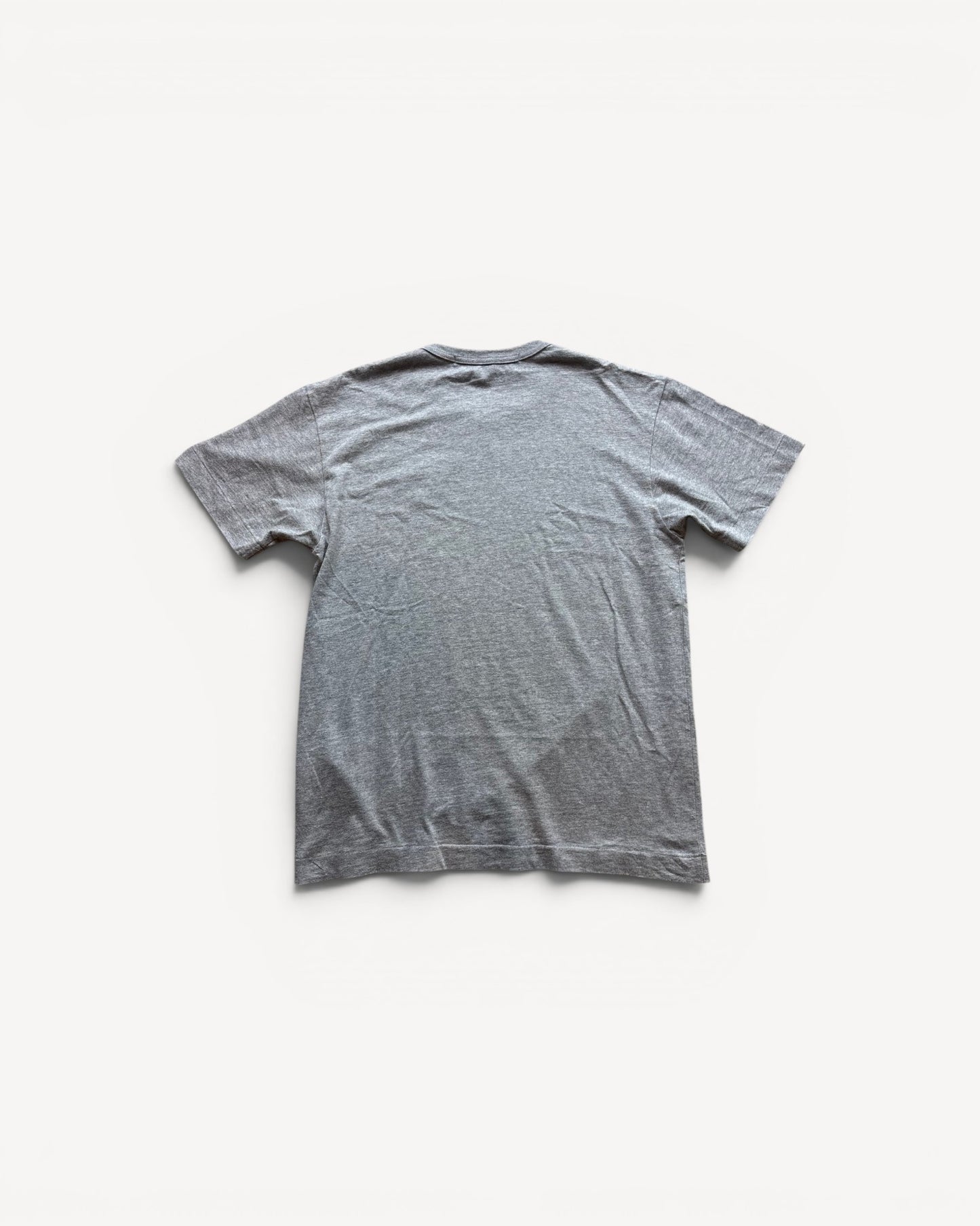 CDG PLAY GREY T-SHIRT (M)