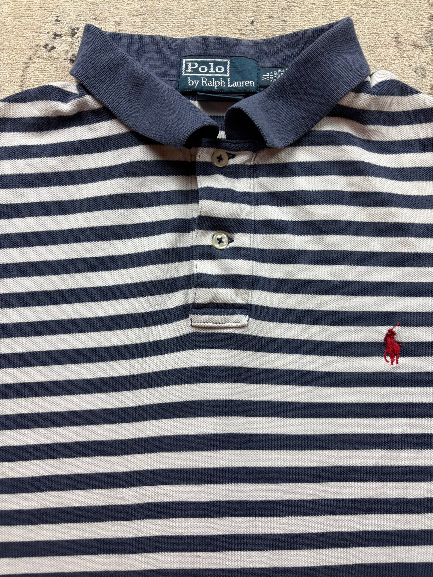 RALPH LAUREN POLO SHIRT STRIPED (XL)