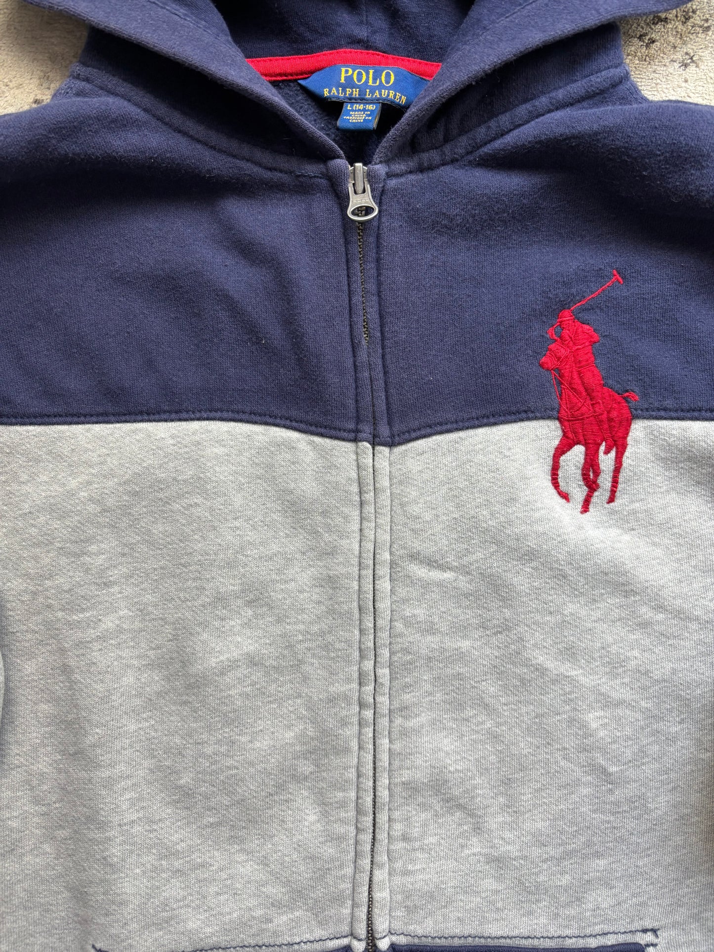 RALPH LAUREN ZIP UP HOODIE (S)