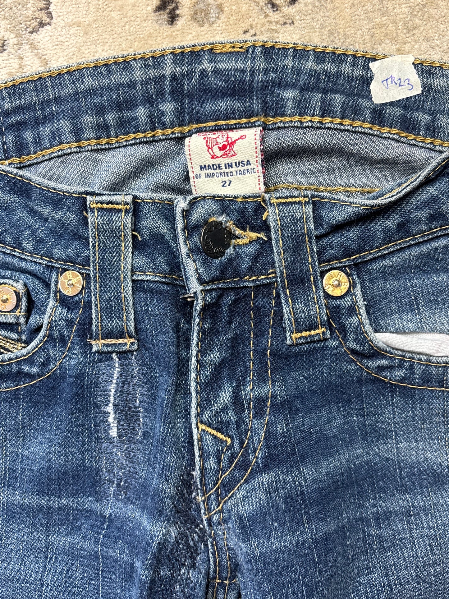 TRUE RELIGION JEANS W27 L32 #TR23