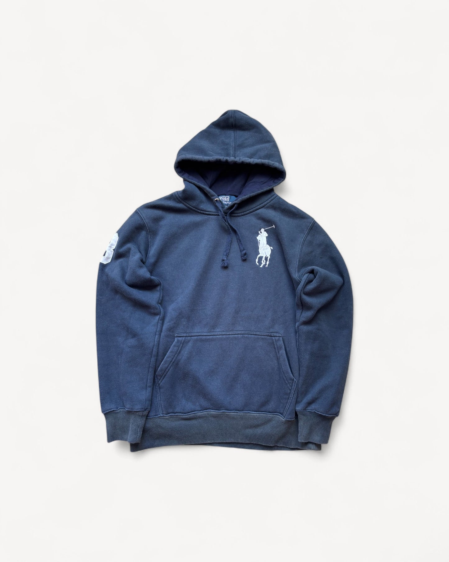 RALPH LAUREN NAVY HOODIE (M)