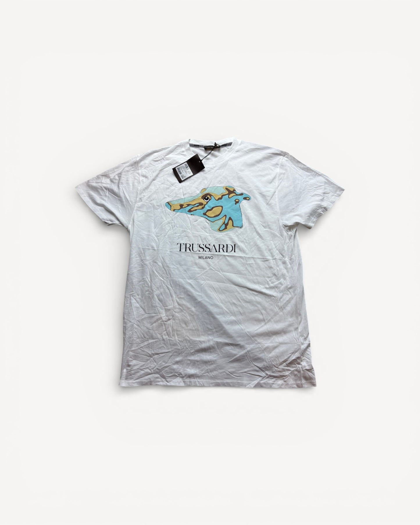 TRUSSARDI WHITE T-SHIRT (L)