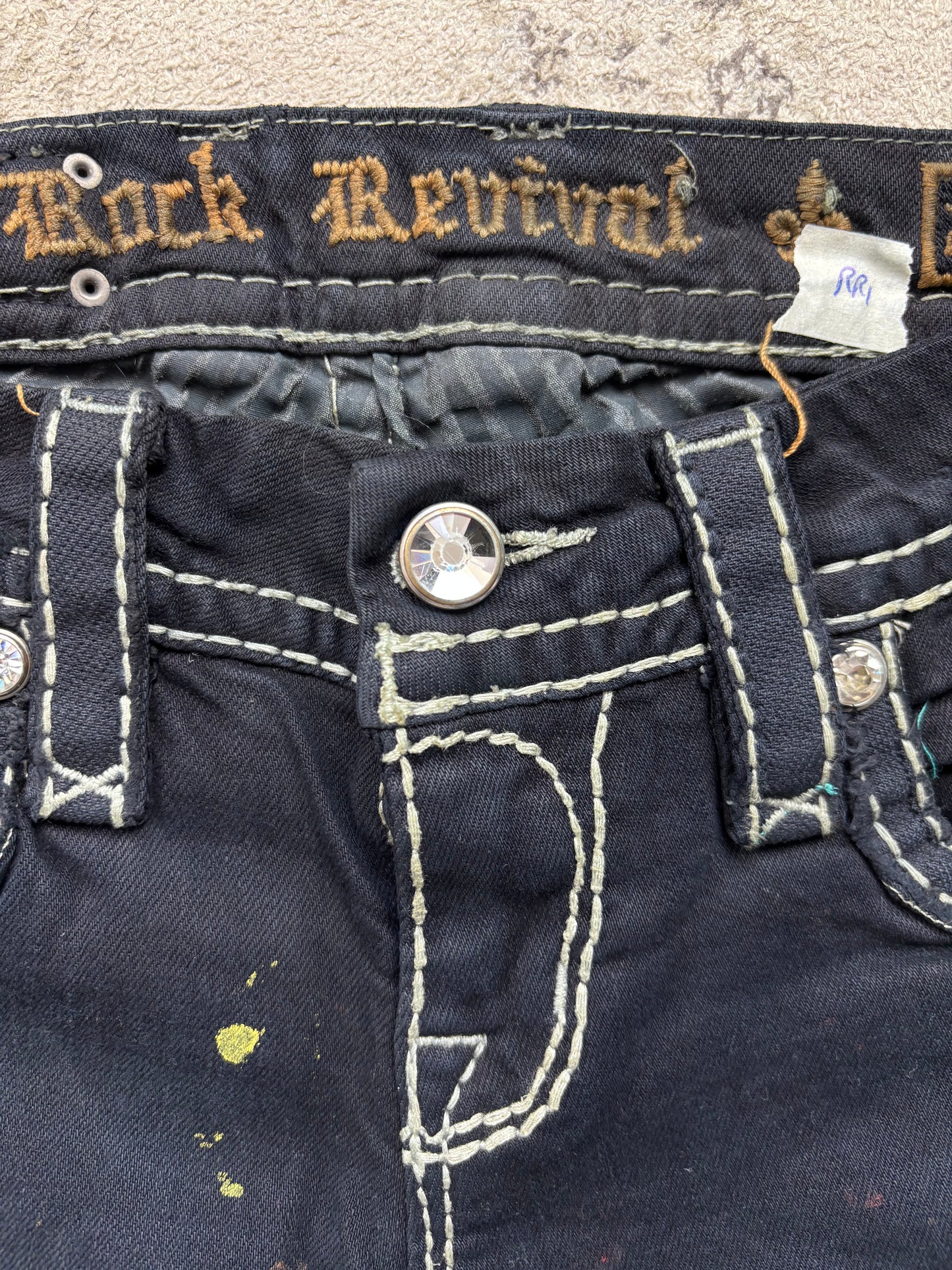 ROCK REVIVAL JEANS W24 L30 #RR1