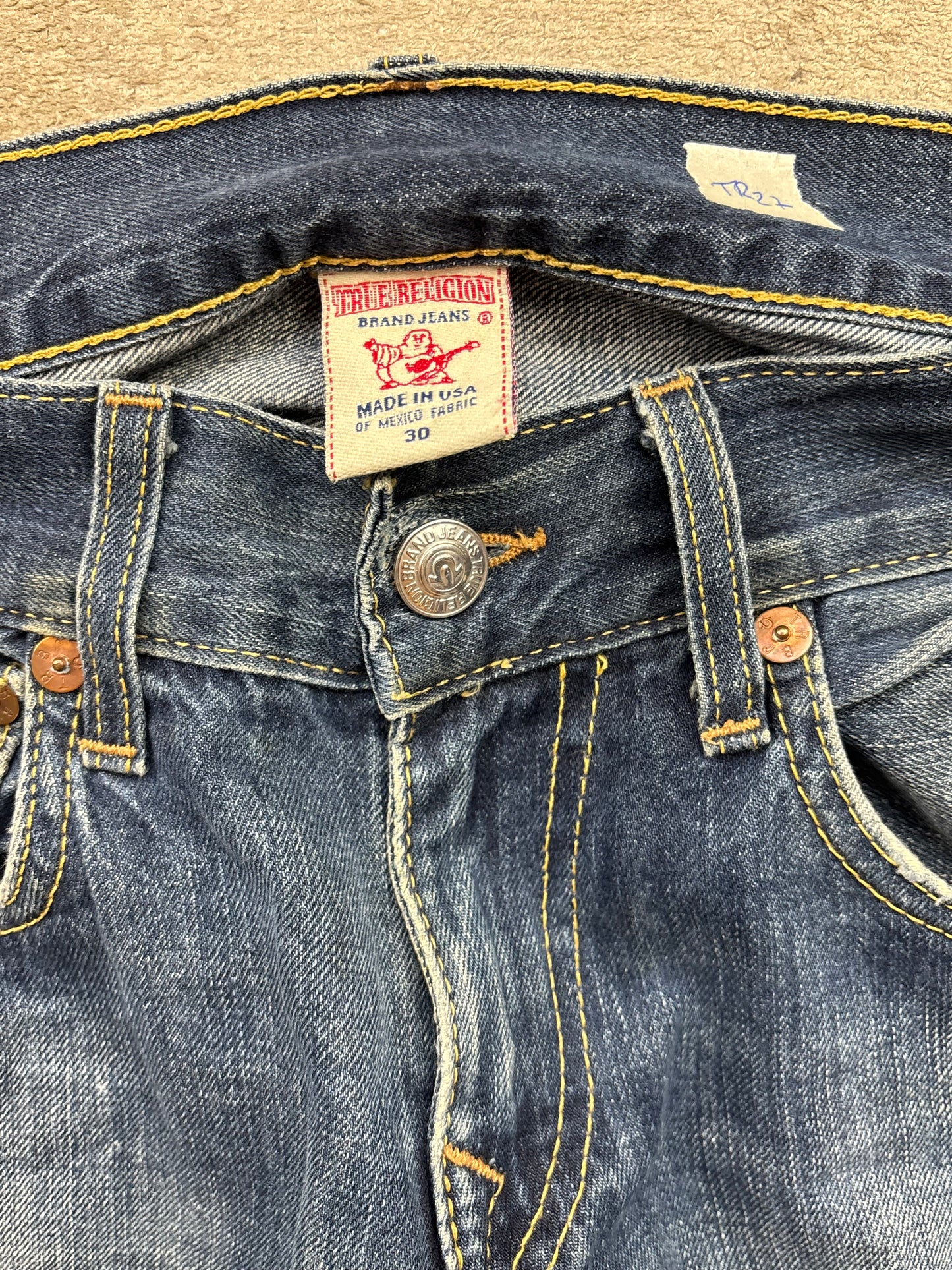TRUE RELIGION JEANS W30 L32 #TR27