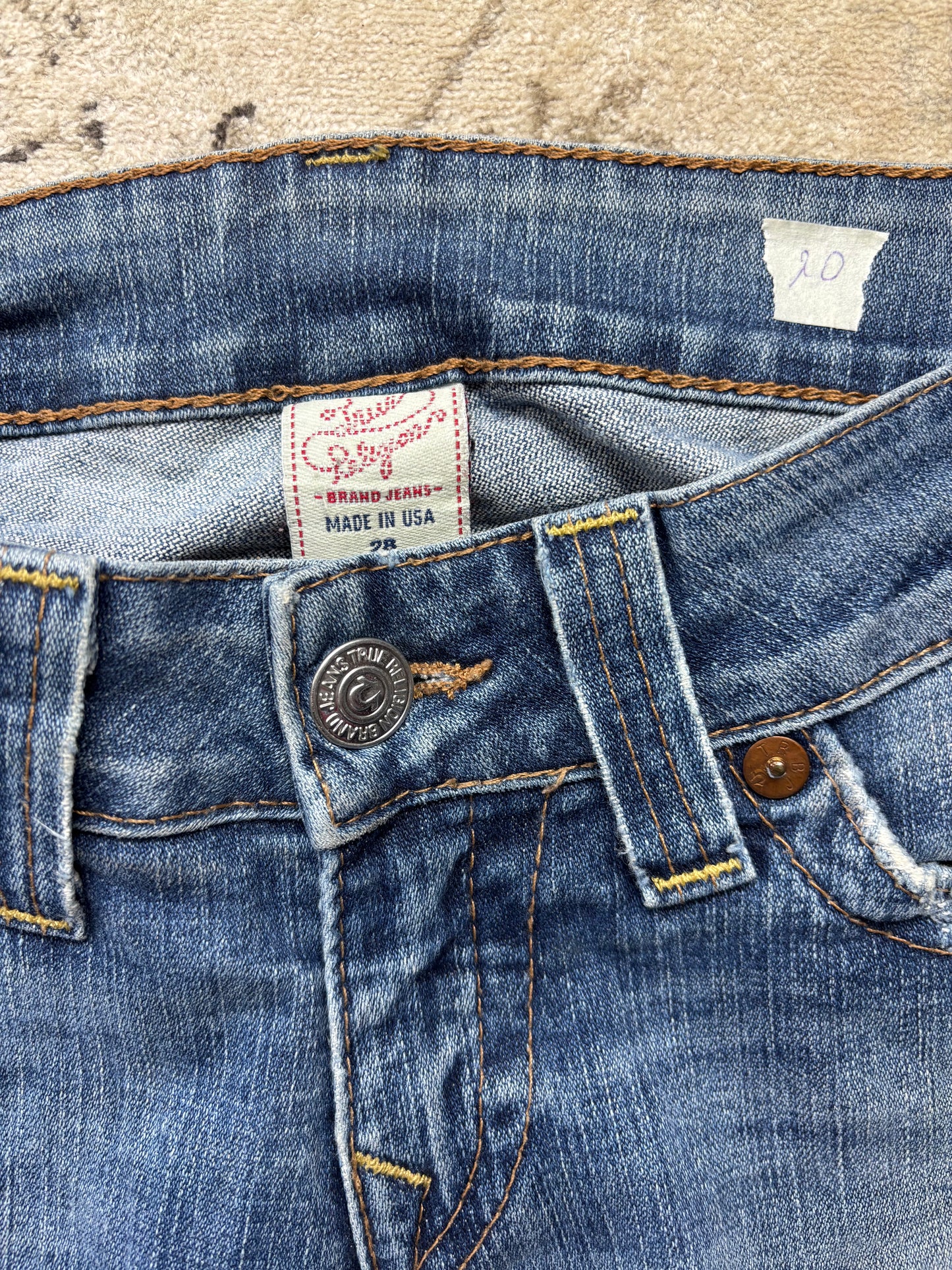 TRUE RELIGION JEANS W28 L32 #TR20