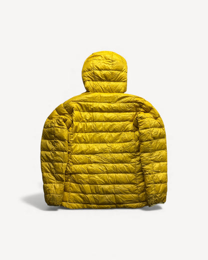 MONTBELL YELLOW REVERSIBLE PUFFER JACKET (M)