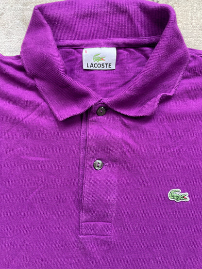 LACOSTE POLO SHIRT PURPLE (M)