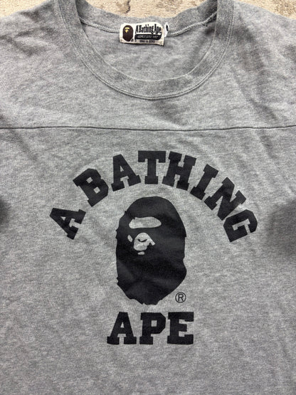 BAPE GREY T-SHIRT (L/XL)