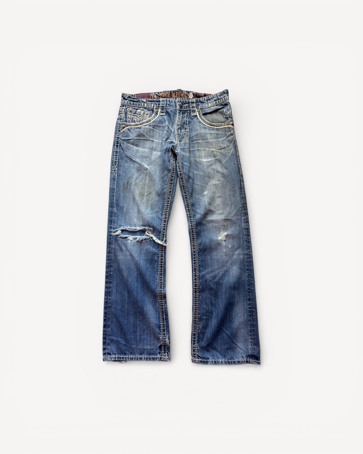 ROCK REVIVAL JEANS W33 L32 #RR17