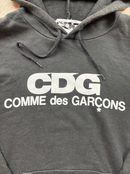 CDG BLACK HOODIE (L)