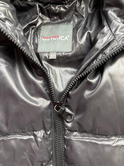 DUVETICA BLACK PUFFER JACKET (M)