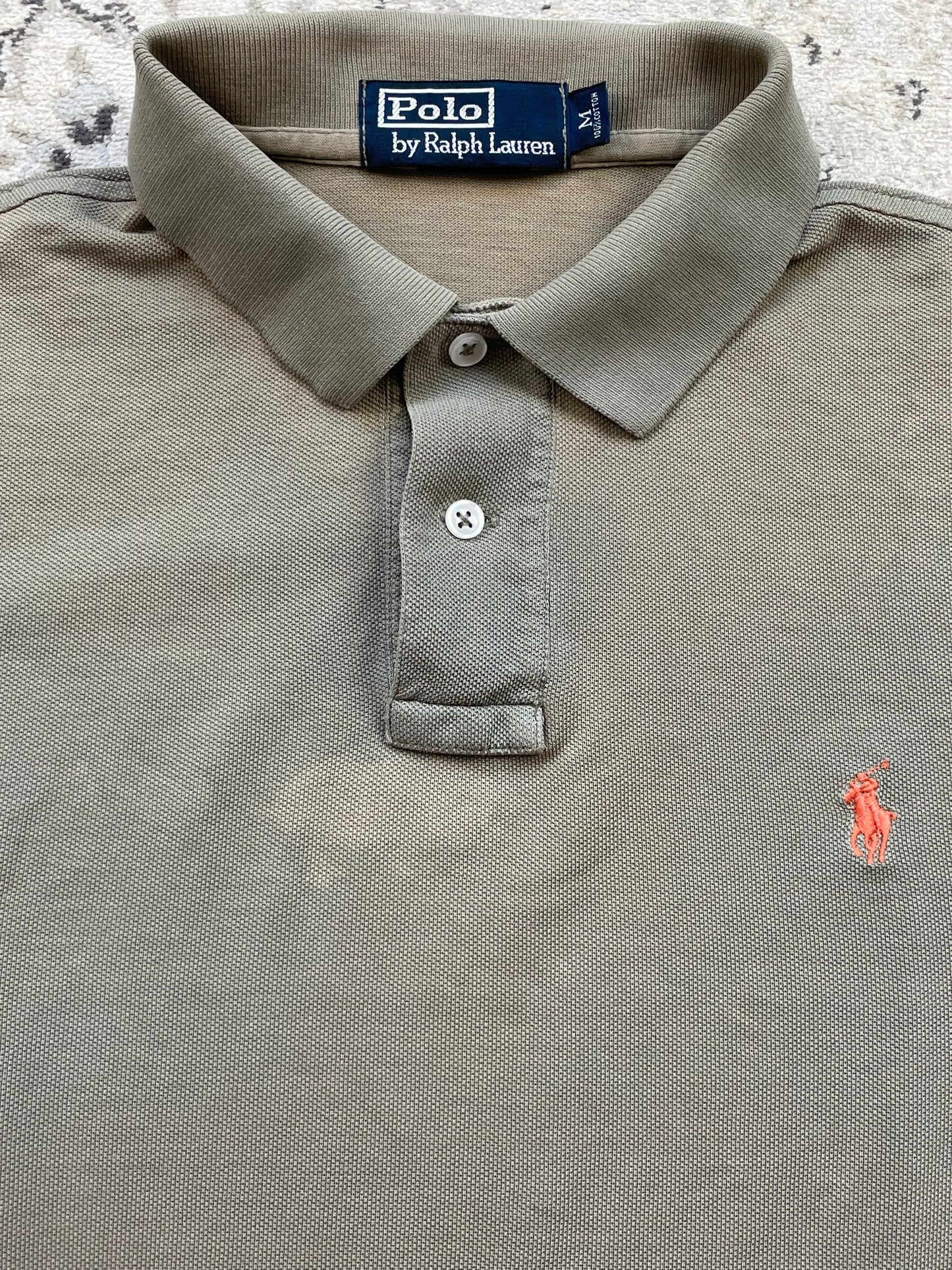 RALPH LAUREN GREEN POLO SHIRT (M)