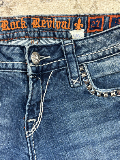 ROCK REVIVAL JEANS W27 L32 #RR1