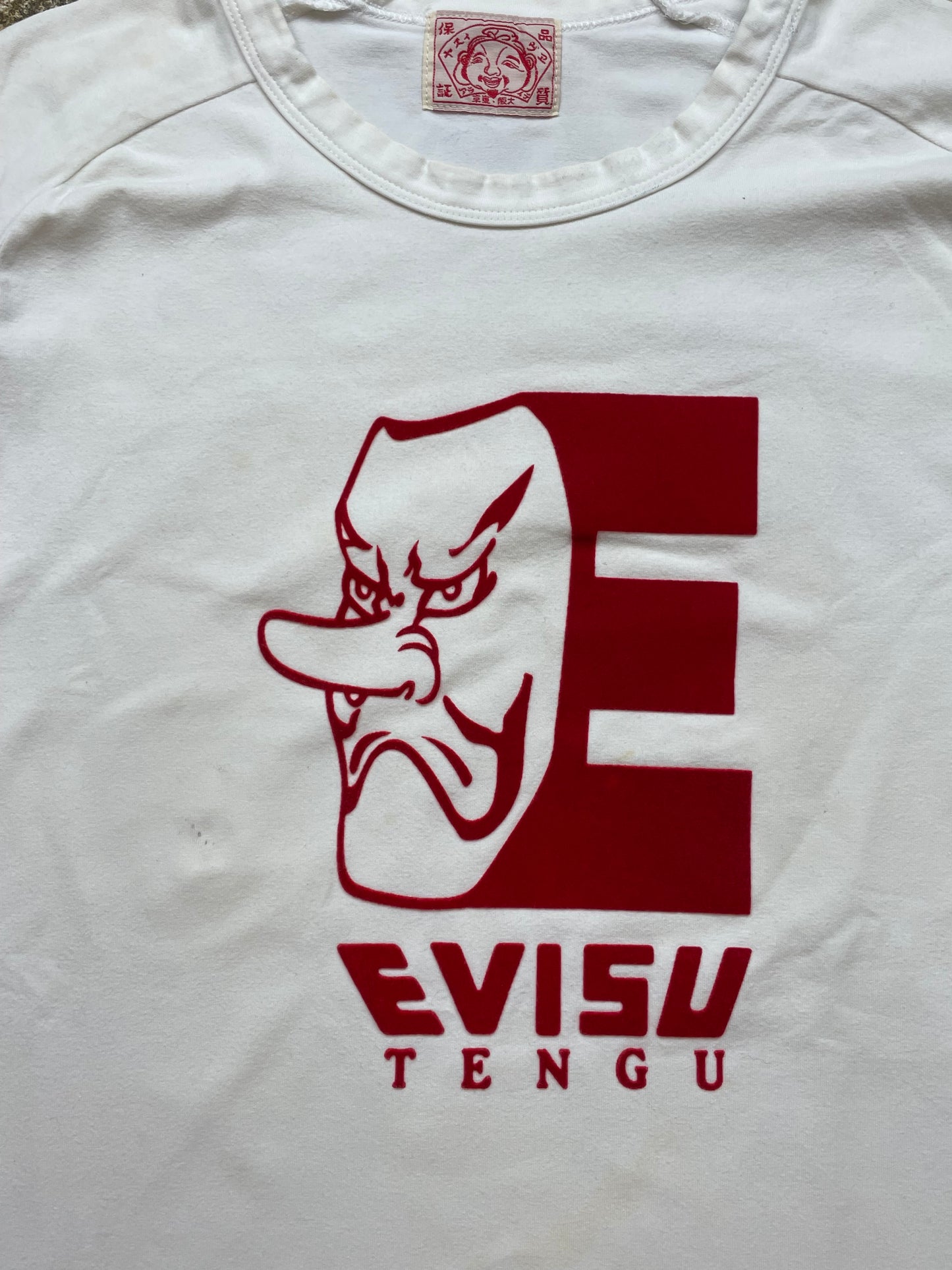 EVISU WHITE T-SHIRT (M)