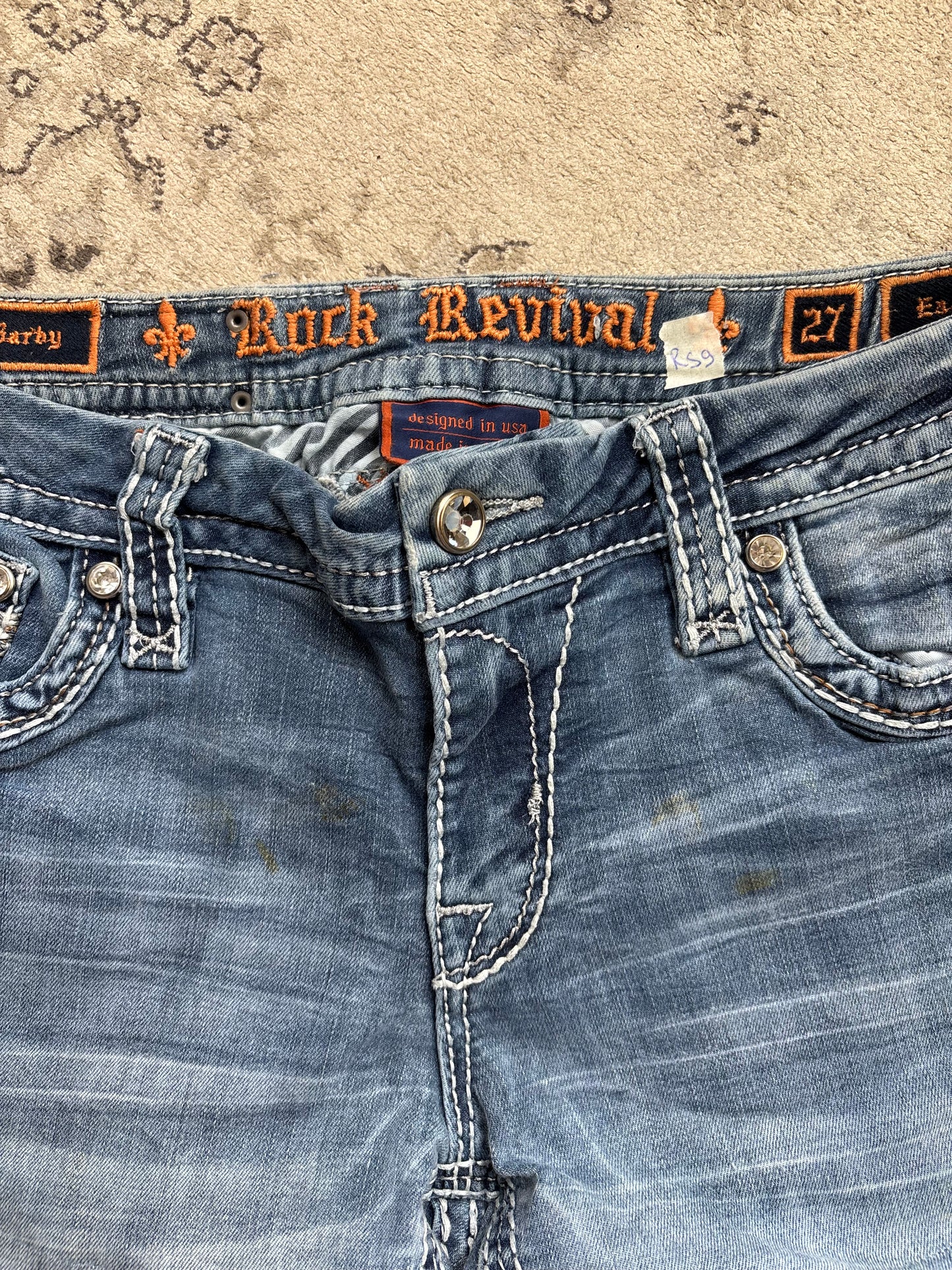 ROCK REVIVAL HOT PANT W27 #RS9