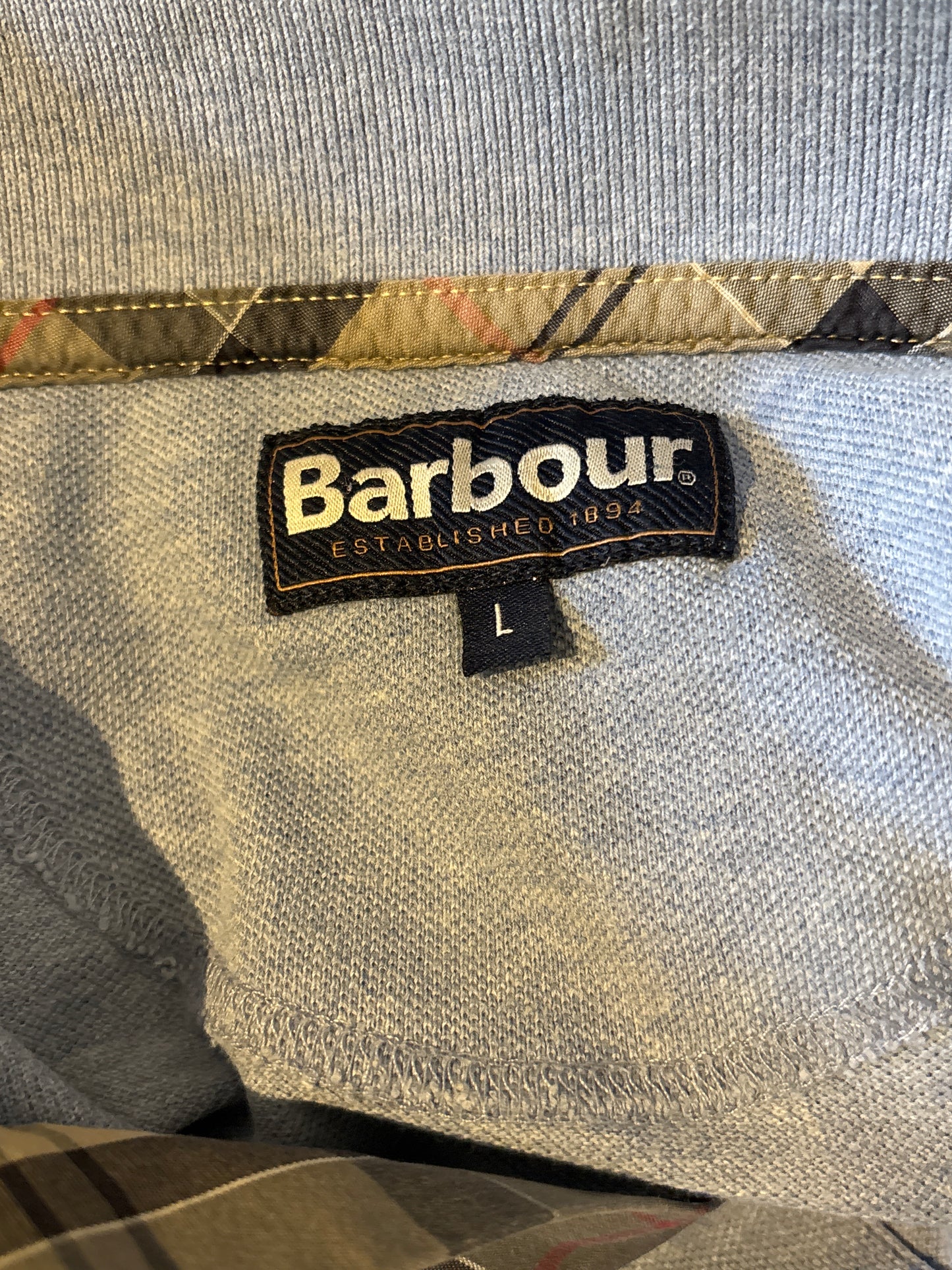 BARBOUR POLO SHIRT (L)