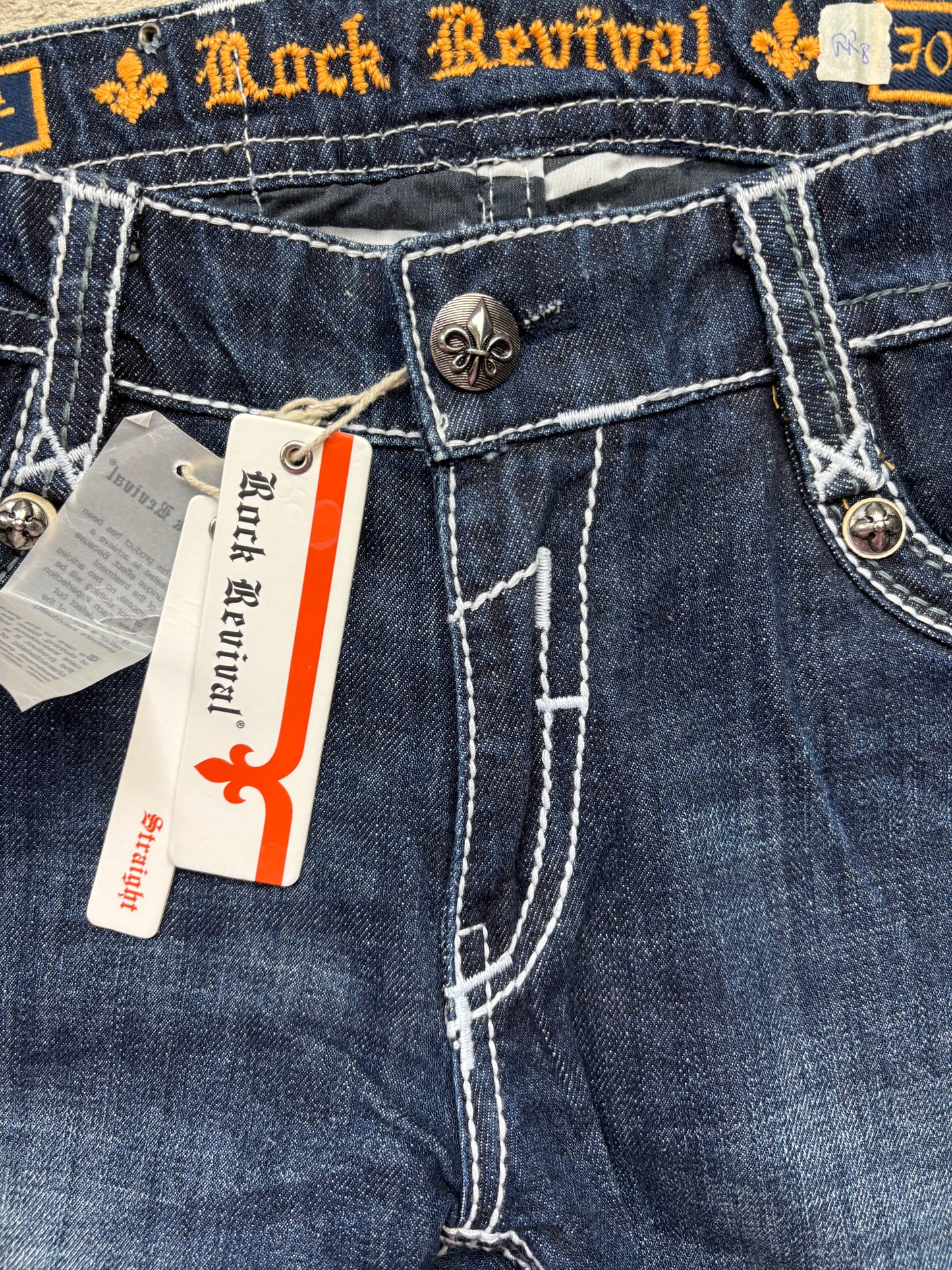 ROCK REVIVAL JEANS W30 L32 #RR8