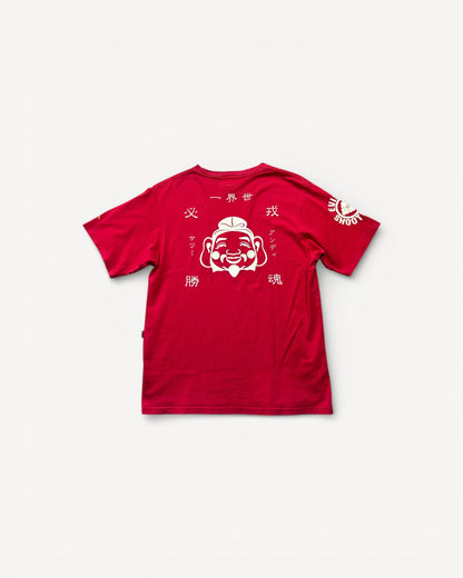 EVISU RED T-SHIRT (L)