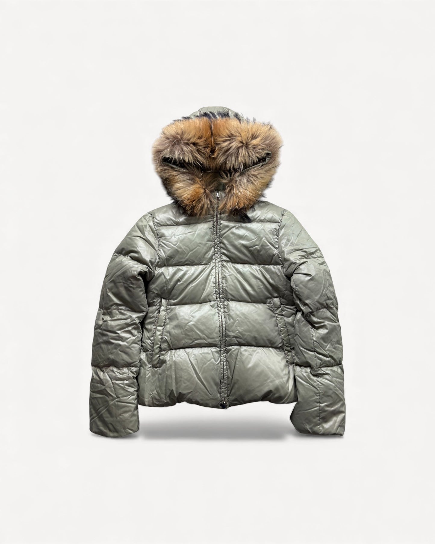 DUVETICA BEIGE WOMEN PUFFER JACKET (M)