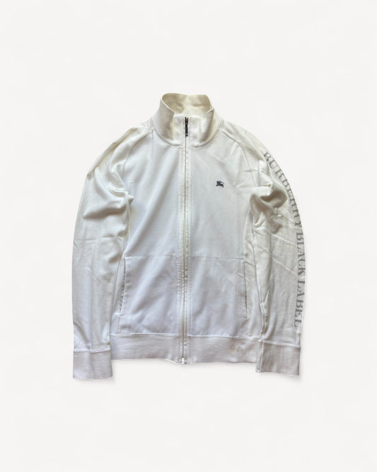BURBERRY WHITE ZIP UP VEST (S)