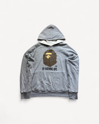 BAPE GREY REVERSIBLE HOODIE (L)