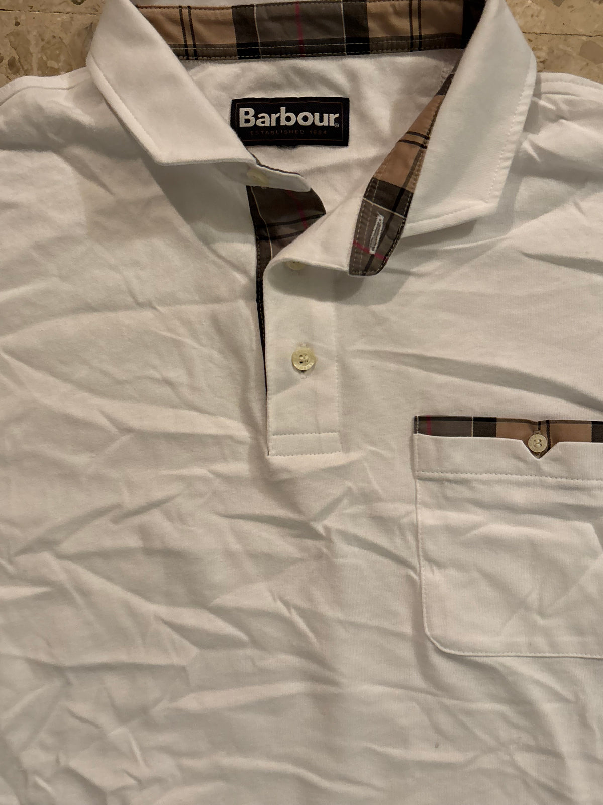 BARBOUR POLO SHIRT (L)