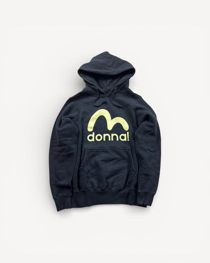 EVISU BLACK HOODIE (S)