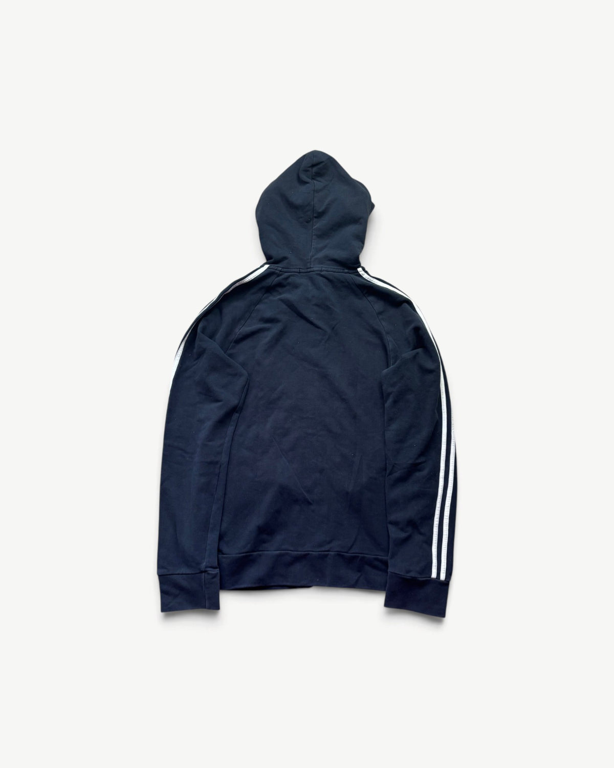 BURBERRY BLACK ZIP UP HOODIE (S)