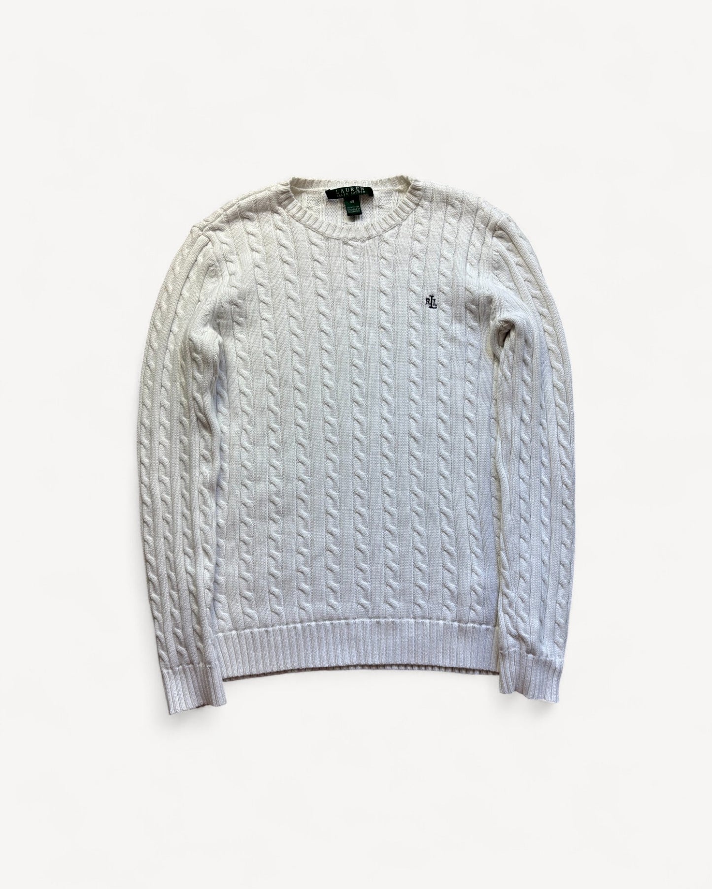 RALPH LAUREN WHITE KNIT (XS/S)