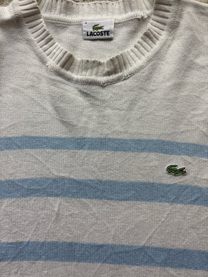 LACOSTE WHITE KNIT (M)