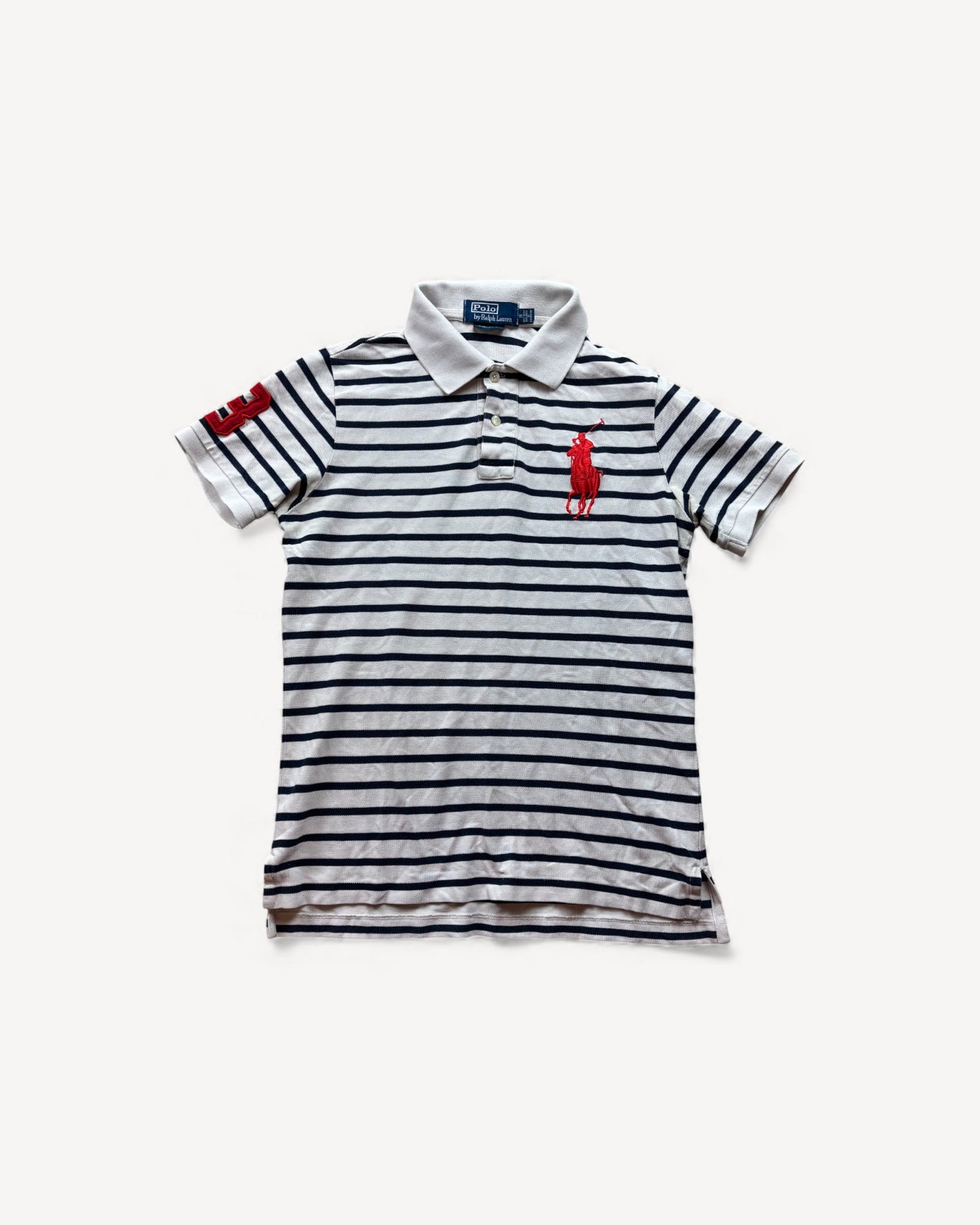 RALPH LAUREN POLO SHIRT STRIPED (S)