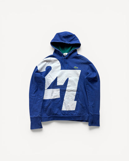 LACOSTE BLUE HOODIE (L)