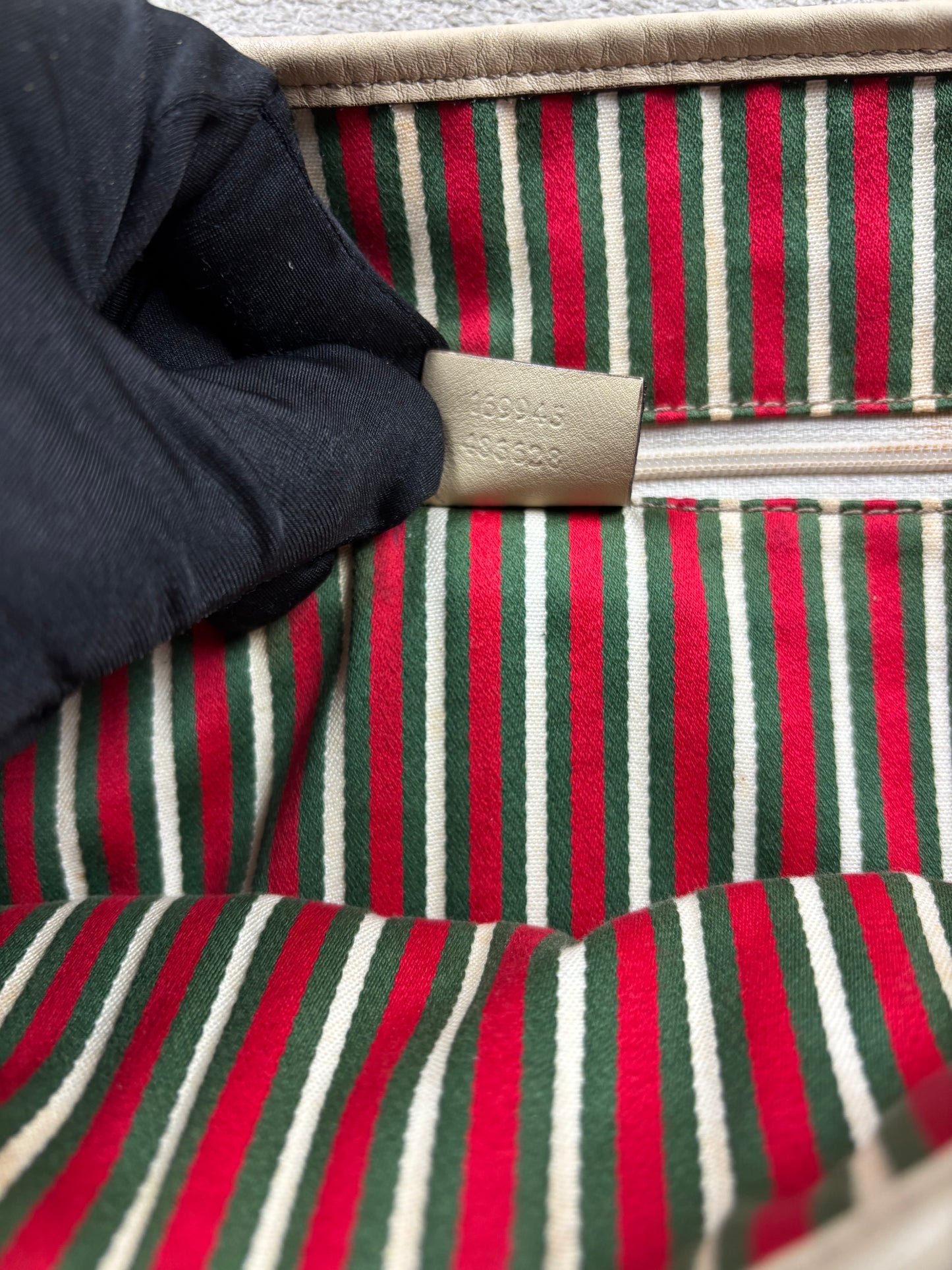 GUCCI MONOGRAM BRITT BAG