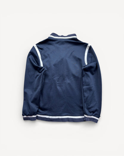 LACOSTE NAVY ZIP UP HOODIE (XL)