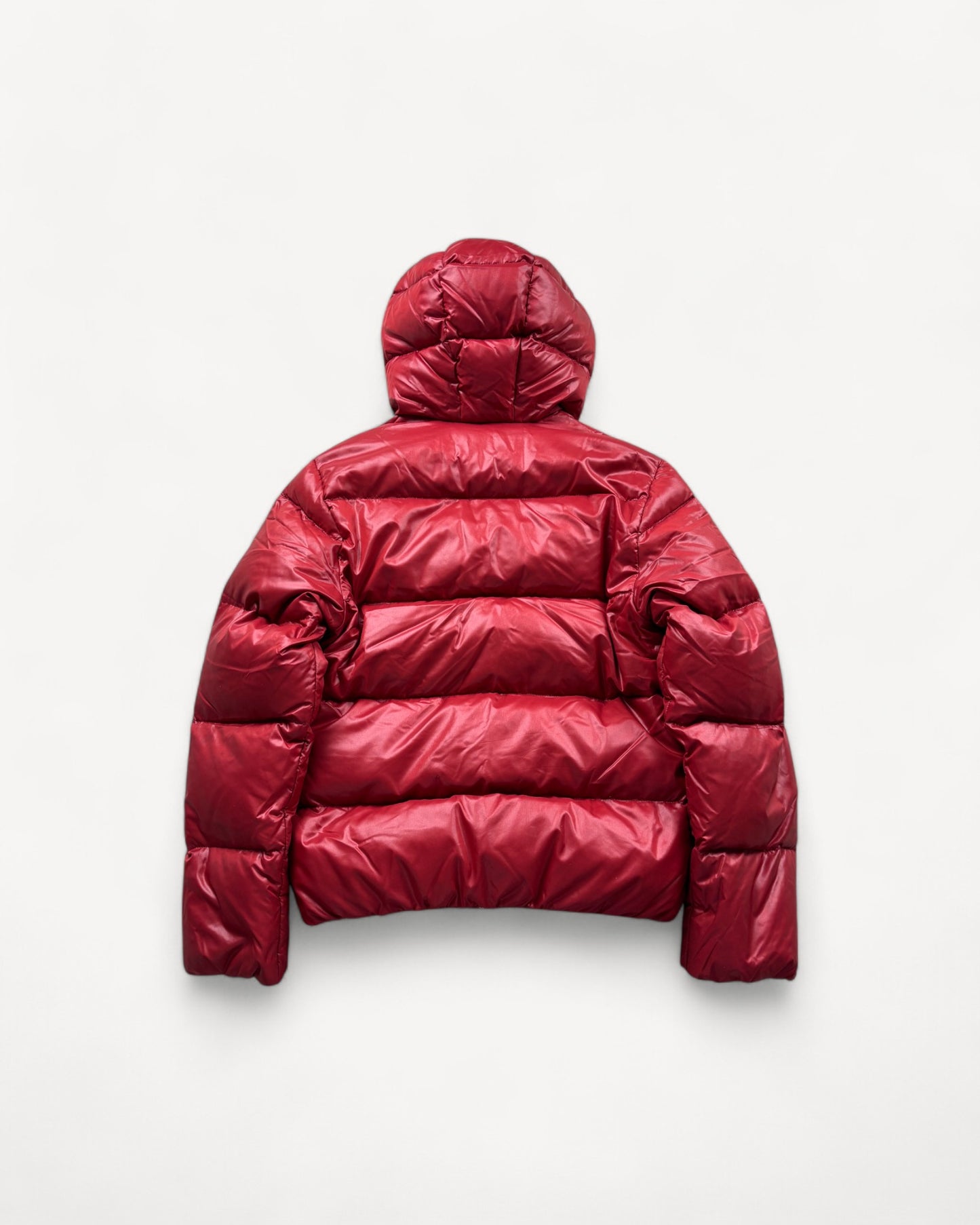 DUVETICA RED PUFFER JACKET (S)