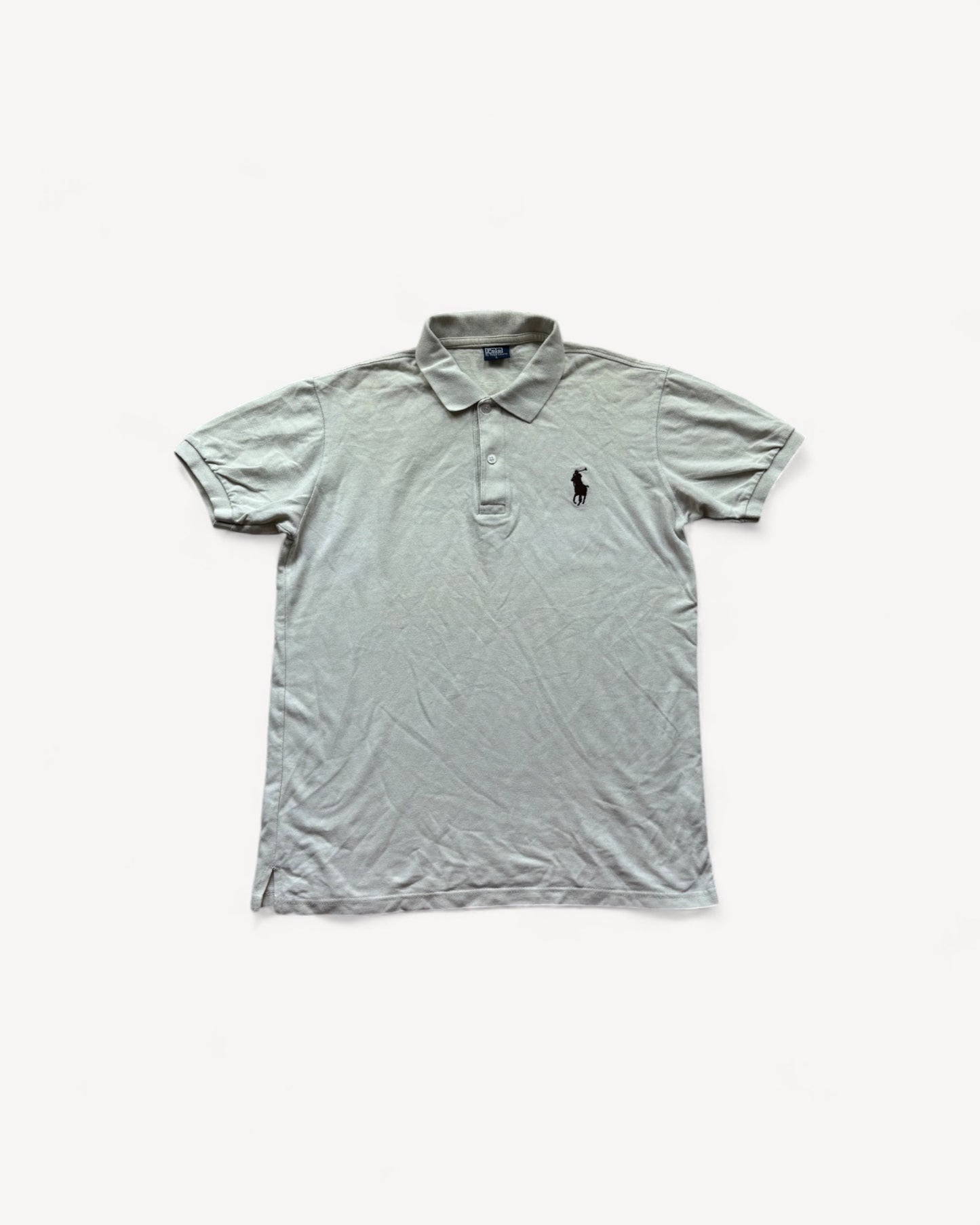 RALPH LAUREN POLO SHIRT OFF WHITE (L)