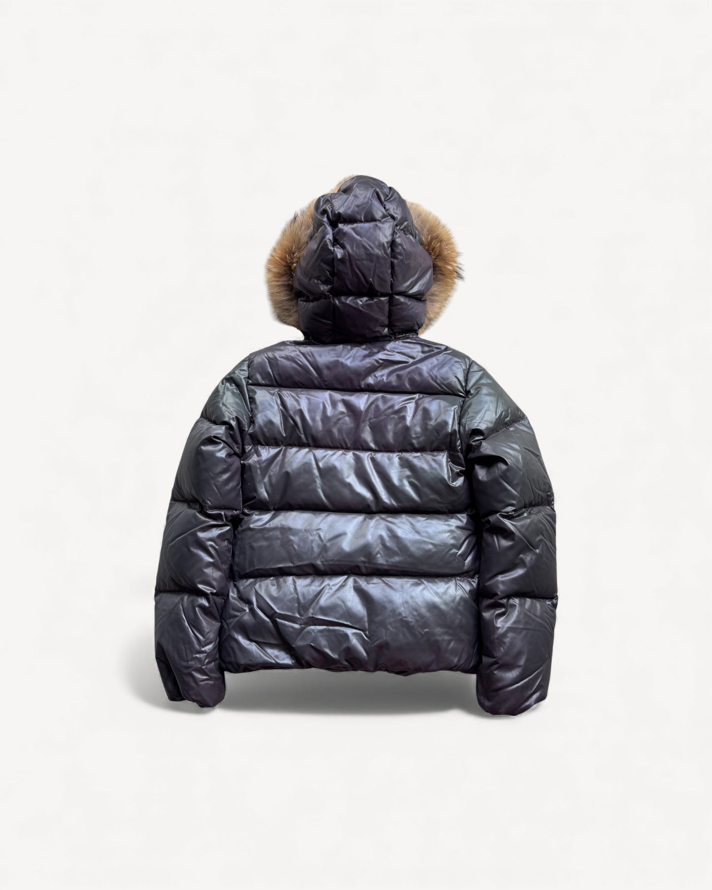 DUVETICA GREY WOMEN PUFFER JACKET (M)