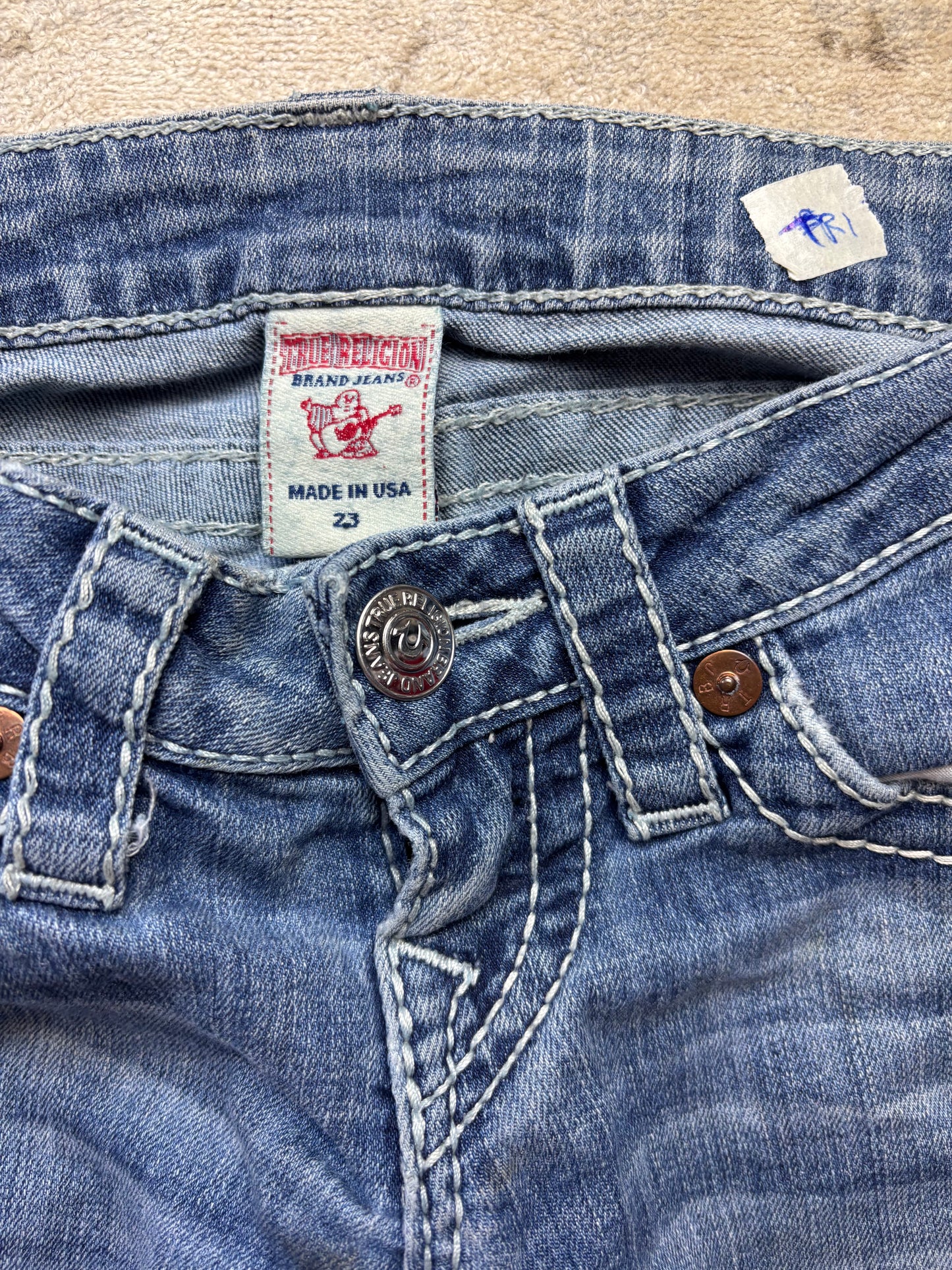 TRUE RELIGION JEANS W23 L30 #TR1
