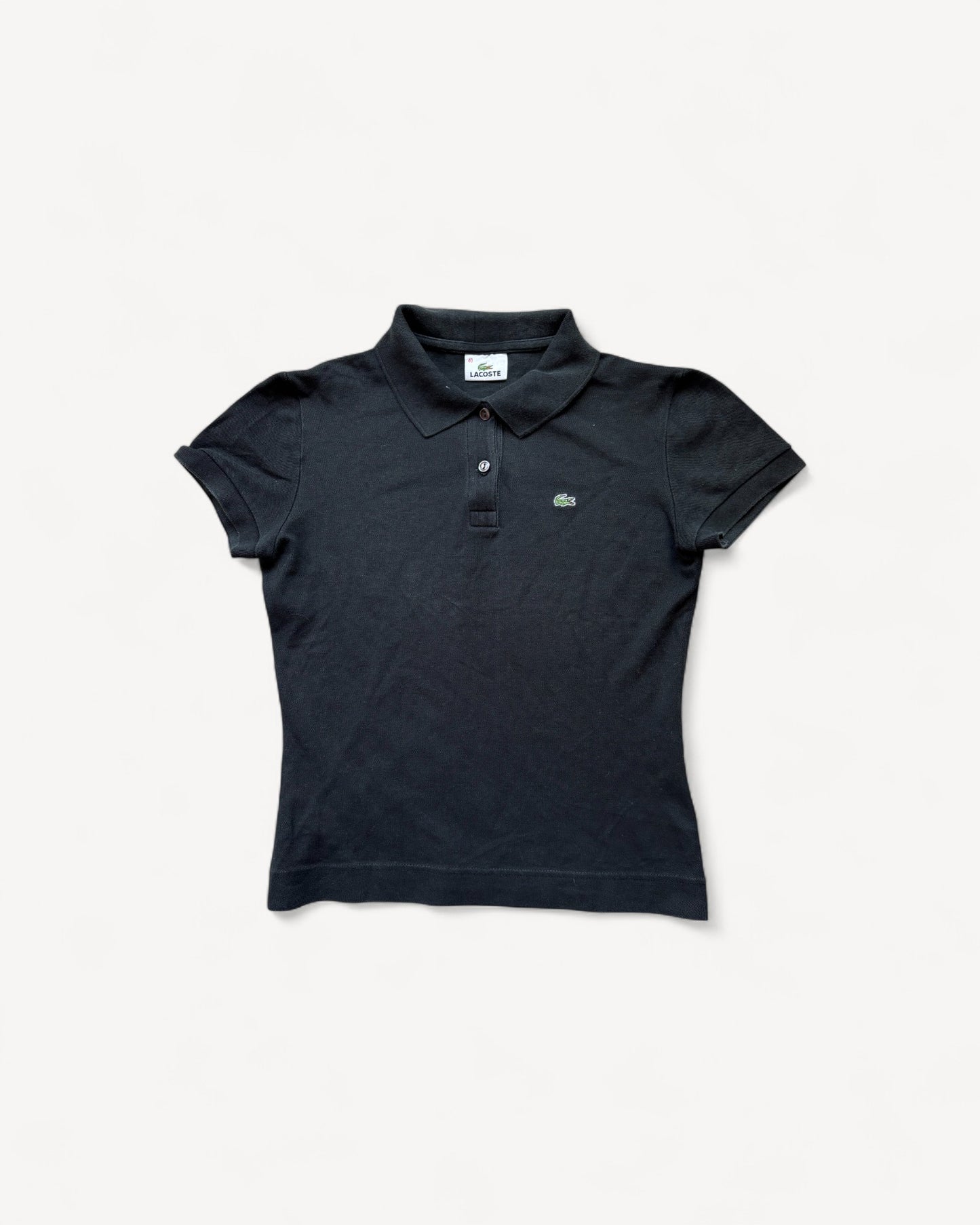 LACOSTE POLO SHIRT BLACK (XS)