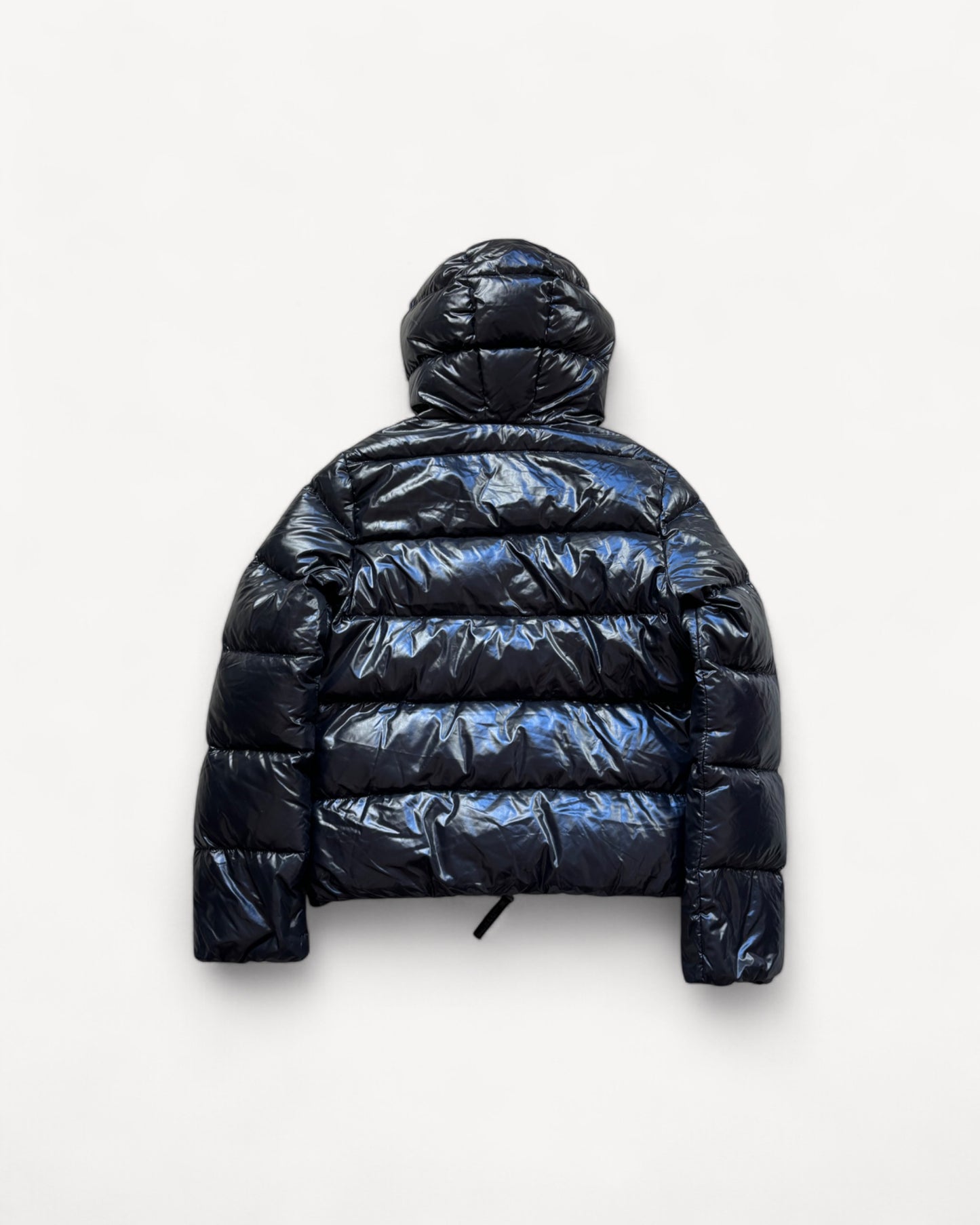 DUVETICA BLACK PUFFER JACKET (S)